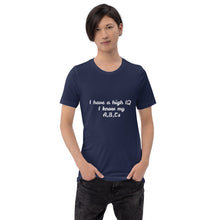 Load image into Gallery viewer, &quot;I have a high IQ I know my A,B,Cs&quot; Men&#39;s T-Shirt
